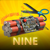 Nine card game icon
